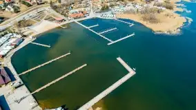 Wilkasy i okolice na zdjęciach z lotu mewy, marzec 2022 - zdjęcie 10