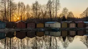 Garażowy zachód nad rzeką Pisa w Piszu - zdjęcie 43