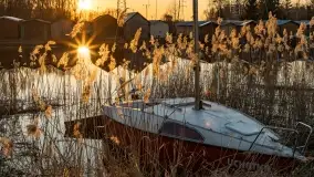 Garażowy zachód nad rzeką Pisa w Piszu - zdjęcie 9