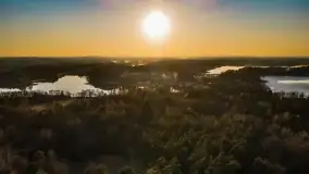 Zachód słońca nad jeziorem Tajty, marzec 2022 r. - zdjęcie 15