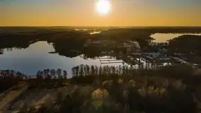 Zachód słońca nad jeziorem Tajty, marzec 2022 r. - zdjęcie 17