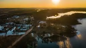 Zachód słońca nad jeziorem Tajty, marzec 2022 r. - zdjęcie 19