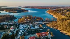 Zachód słońca nad jeziorem Tajty, marzec 2022 r. - zdjęcie 2