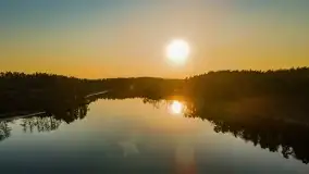 Zachód słońca nad jeziorem Tajty, marzec 2022 r. - zdjęcie 41