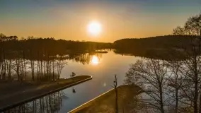 Zachód słońca nad jeziorem Tajty, marzec 2022 r. - zdjęcie 37