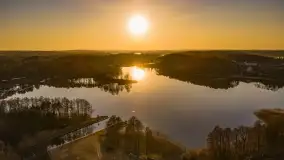 Zachód słońca nad jeziorem Tajty, marzec 2022 r. - zdjęcie 30