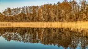 Zachód słońca nad jeziorem Tajty, marzec 2022 r. - zdjęcie 8