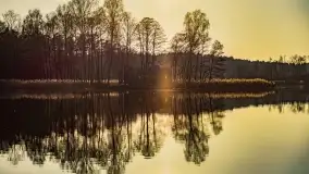 Zachód słońca nad jeziorem Tajty, marzec 2022 r. - zdjęcie 32