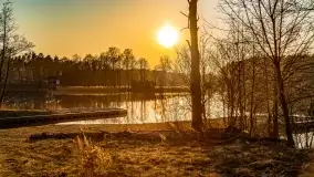 Zachód słońca nad jeziorem Tajty, marzec 2022 r. - zdjęcie 40