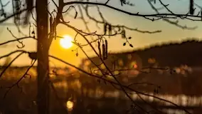 Zachód słońca nad jeziorem Tajty, marzec 2022 r. - zdjęcie 38