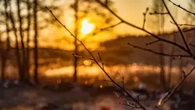 Zachód słońca nad jeziorem Tajty, marzec 2022 r. - zdjęcie 29