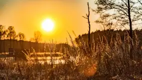 Zachód słońca nad jeziorem Tajty, marzec 2022 r. - zdjęcie 31