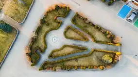 Zachód słońca nad Piszem i jeziorem Roś z drona - zdjęcie 20