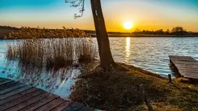 Zachód słońca nad jeziorem Kisajno, Zimny Kąt - zdjęcie 23