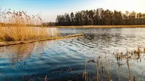 Zachód słońca nad jeziorem Wydmińskim, marzec 2022 - zdjęcie 10