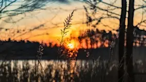 Wschód słońca przy wyspie Wydmińskiej, kwiecień 2022 r. - zdjęcie 5