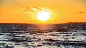 Zachód słońca nad jeziorem Dargin, marzec 2022 r. - zdjęcie 55