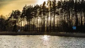 Zachód słońca nad jeziorem Bocznym, Leśna Keja - zdjęcie 19