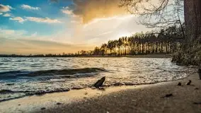 Zachód słońca nad jeziorem Bocznym, Leśna Keja - zdjęcie 27