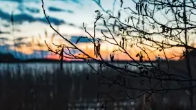 Zachód słońca nad jeziorem Stręgiel - zdjęcie 30