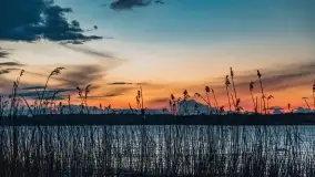 Zachód słońca nad jeziorem Stręgiel - zdjęcie 27