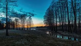 Zachód słońca nad jeziorem Stręgiel - zdjęcie 31