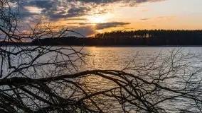 Zachód słońca nad jeziorem Jagodne - zdjęcie 19