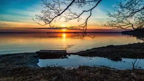 Wieczór i zachód słońca nad Darginem, kwiecień 2022 - zdjęcie 1