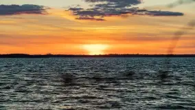 Zachód słońca nad jeziorem Dobskim, kwiecień 2022 - zdjęcie 52