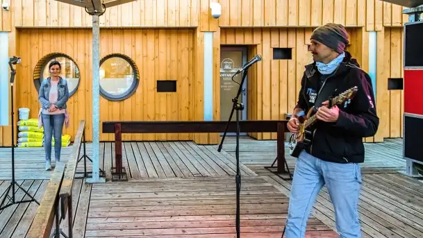 Kuba Kęsa na Mazurach - majowy wieczór w Strandzie - zdjęcie 6