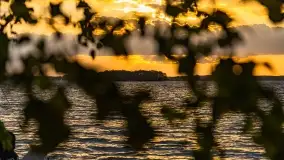 Zachód słońca nad jeziorem Dargin, maj 2022 r. - zdjęcie 25