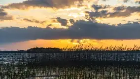 Zachód słońca nad jeziorem Dargin, maj 2022 r. - zdjęcie 11