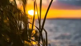 Zachód słońca nad jeziorem Dargin, maj 2022 r. - zdjęcie 22