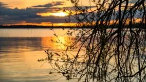 Zachód słońca nad jeziorem Niegocin, maj 2022 r. - zdjęcie 30