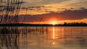 Zachód słońca nad jeziorem Niegocin, maj 2022 r. - zdjęcie 7