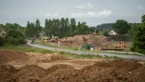 Zdjęcia: Mrągowo. Zobacz aktualne zdjęcia z budowy drogi ekspresowej S16 - zdjęcie 6