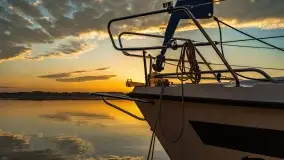 Wschód słońca nad jeziorem Mamry, Stanica Wodna Kietlice, czerwiec 2022 - zdjęcie 58