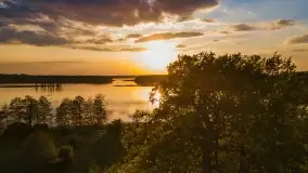 Zachód słońca nad jeziorem Kirsajty, koniec maja 2022 - zdjęcie 26