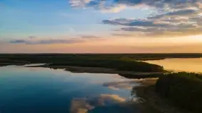 Zachód słońca nad jeziorem Kirsajty, koniec maja 2022 - zdjęcie 21