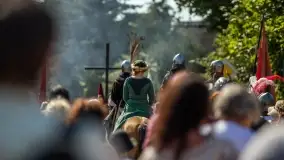 Fotorelacja - Jaćwingowie na ulicach Starych Juch - zdjęcie 13