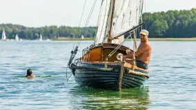 Regaty klubu Jacht Oldtimer, Kisajno, sierpień 2022 - zdjęcie 36