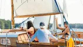 Regaty klubu Jacht Oldtimer, Kisajno, sierpień 2022 - zdjęcie 11