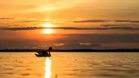 Zachód słońca nad jeziorem Dobskim w Fuledzie, czerwiec 2022 - zdjęcie 20