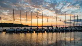 Czerwcowy zachód słońca nad jeziorem Kisajno - zdjęcie 12