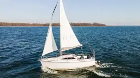 Sasanka Viva 700 dzielnie żegluje po jeziorze Dargin - zdjęcie 10