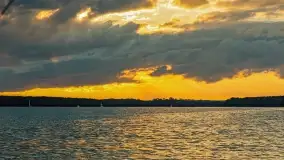 Zachód słońca podczas naszego rejsu, lipiec 2022 - zdjęcie 21