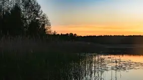 Wiosenny zachód słońca w okolica jeziora Stręgiel - zdjęcie 20