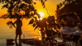 Sierpniowy zachód słońca nad jeziorem Dargin - zdjęcie 26