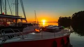 Sierpniowy zachód słońca nad jeziorem Dargin - zdjęcie 22