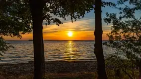 Zachód słońca w Pieczarkach, jezioro Dargin, lipiec 2022 - zdjęcie 6